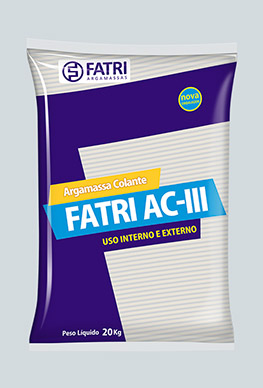 Argamassa colante AC-III Fatri, saco de 20 kg