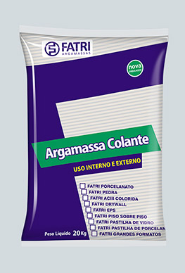 Argamassa Pastilhas de Vidro – Argamassa Colante Uso interno e externo